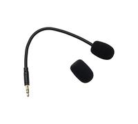 VGOL Micrófono de Repuesto de 3,5 Mm 19 Cm Reducir El Ruido Desmontable Compatible con SteelSeries Arctis 1 Auriculares Inalámbricos para Juegos con Cable Negro con Cubierta de Espuma