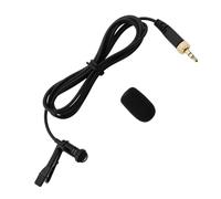 VGOL Micrófono Lavalier Omnidireccional TRS de 3,5 Mm Micrófono de Audio Inalámbrico con Cubierta de Esponja Compatible con Sennheiser EW100 EW300 EW500 SK100 1,5 M