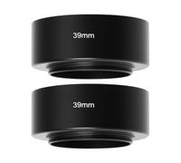 VGOL Paquete de 2 anillos de interfaz de rosca de filtro de lente de 39 mm compatibles con Canon compatible con Nikon compatible con Sony