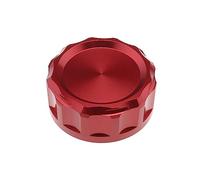 VGOL Tapa de depósito de líquido de Freno Trasero para Motocicleta, Compatible con Z300 Z650 Z900 Z800 Z750 R Z1000, Accesorios de Motocicleta de aleación de Aluminio, Color Rojo