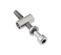 VGOL Varilla de tornillo de aleación de titanio para fijación de asiento de bicicleta, M5 x 40 mm, apta para la mayoría de bicicletas