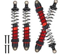 VgoOHOBBY 4pcs RC Ambientes traseros delanteros Amortiguador compatible con 1/10 ARRMA BigRock 4x4 Senton Granite Vorteks Typhon 3S BLX 4X4 RC Ca