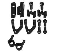 Vgoohobby Adaptador hexagonal para rueda de brazo oscilante superior e inferior, bloque de dirección, soporte de brazo oscilante con juego de rodamientos compatible con WPL D12 1/10 RC Car Upgrade