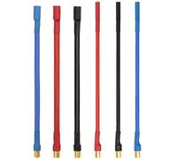 Vgoohobby Bala de plátano macho de 6,5 mm a 4,0 mm 6,5 mm hembra con cable de extensión de 15 cm para motor sin escobillas ESC (6 piezas/juego)