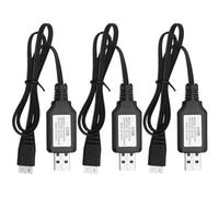 Vgoohobby - Cable de carga USB de batería Lipo de 7.4 V 2S con conector XH-3P compatible con gel Splatter Blaster Hosim Q903 Axial SCX24 Haiboxing WLtoys Skytech RC, coche y dron