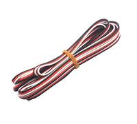Vgoohobby Cable de extensión servo de 32 pies, 26 AWG, 3 pines, 30 cables, cableado extendido para modelo de bricolaje de aviones a control remoto (negro-rojo-blanco)