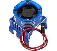 Vgoohobby Disipador de calor de motor de coche RC con ventilador de refrigeración de 21000 rpm, motor de aluminio, disipador de calor, radiador para motores 4274 4268 de 42 mm, compatible con Axial