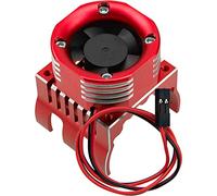 Vgoohobby Disipador de calor de motor de coche RC con ventilador de refrigeración de 21000 rpm, motor de aluminio, disipador de calor, radiador para motores 4274 4268 de 42 mm, compatible con Axial