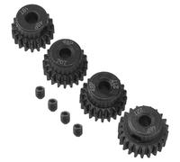 Vgoohobby Juego de engranajes de piñón de paso 48 de acero de 3.175 mm Eje 19T 20T 21T 22T Engranajes de motor compatibles con Tamiya Kyosho RedCat Losi Axial Traxxas 1/10 RC Car