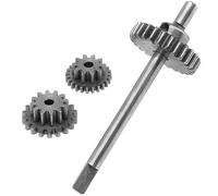 Vgoohobby Juego de engranajes de transmisión de acero RC 26T 19T 24T piezas de actualización compatibles con camiones RC WPL D12 escala 1/10