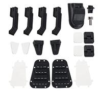 Vgoohobby Manija de puerta de plástico RC Tapa del tanque de combustible Bisagra de puerta Cubierta de rejilla Accesorios de decoración Compatible con Traxxas TRX-4 TRX4 1/10 RC Crawler