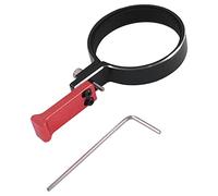 Vgoohobby Transmisor RC Gatillo Volante Adaptador de control con una sola mano Compatible con Flysky gt5 Traxxas TQI Dumborc Mando a distancia Transmisor 1.5 "-1.65" Volante (rojo)