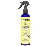 VGOSITE PURA D'OR - Aceite de argán en espray de protección contra el calor (237 ml) con aceite de argán orgánico: protege hasta 450 °C contra planchas y secadores de pelo, acondicionador: para