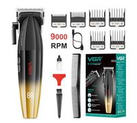 VGR 003 Cortapelos Profesional, Máquina de Cortar Pelo Hombre, Dorado
