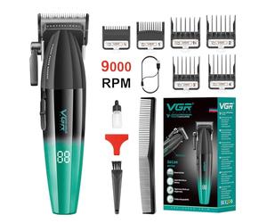 VGR 003 Cortapelos Profesional, Máquina de Cortar Pelo Hombre, Verde