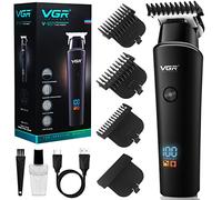 VGR Cortadora de pelo profesional | Cortadora de barba recargable inalámbrica para hombres | Máquina de corte eléctrica inalámbrica con cuchilla de precisión para corte de pelo | Kit de aseo masculino
