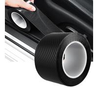 VGTDCDT 1 Rollo Protector de Umbral de Puerta para BMW X3 F25 M Pakiet 2014-2016, Tira de Fibra de Carbono Adhesiva, Borde de Parachoques Anticolisión,3m