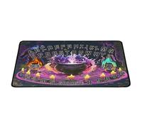 Vgvgaj Alfombrilla de péndulo - Tablero de adivinación de goma, suministros de altar, suministros de brujería portátiles para lectura de tarot, búsqueda de sabiduría