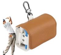 Vgvgaj Bolsa para camiseta de golf, resistente al agua, bolsa de accesorios de golf de piel sintética, almacenamiento de pelotas de golf, bolsa de golf para uso diario, pelotas de golf, amigos