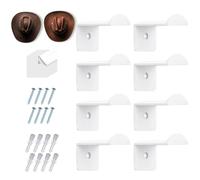 Vgvgaj Ganchos para sombreros para clóset, organizador de sombreros de ala ancha de 2.8 pulgadas, organizador 8 veces para gorras de béisbol, decoración de habitación occidental para mujeres y hombres