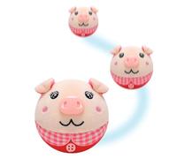 Vgvgaj Juguete de pelota para perro en movimiento, juguete interactivo de peluche para perros que habla, juguete de peluche divertido para perros, juguete de peluche para césped, jardines