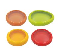 Vgvgaj Recipiente Almacenador De Aguacates,4 Piezas Reutilizables Herméticas con,Recipiente para Ajos | Para Almacenar Tomates, Limones, Ajo, Verduras Y Frutas En La Y Cocina