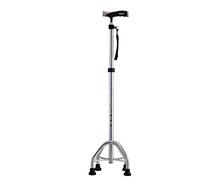 VGVSBG Andador con Andador Plegable, Bastón para Anciano con Mango de Gel, Bastones para Caminar de Aluminio Ajustables, Antideslizante, Andador para Ancianos de Cuatro pies, práctico