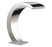 VGVSBG Fuente de Cascada de Acero Inoxidable, Fuente de Piscina al Aire Libre, para estanques de Peces de jardín, Piscina, Cortina de Agua para Piscina