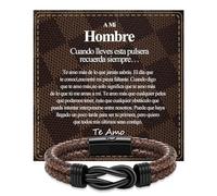 VGWON San Valentin Regalos Hombre Para mi hombre Pulsera Idea Regalo para hombre Regalo para esposo Novio Pareja Regalo Navidad Regalo de cumpleaños para hombre 317