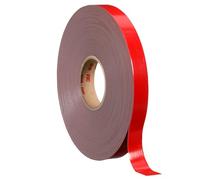 VHB 3M Cinta de Espuma Acrílica 4611F, Gris, 6 mm x 33 m, 1.1 mm, 12 Rollos
