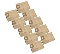 vhbw 100x bolsa compatible con Kärcher NT 14/1 Eco Te Advanced, NT 2000, NT 14/1 Eco Advanced aspiradora - 27 cm x 27 cm marrón