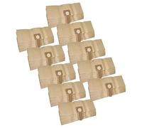 vhbw 100x bolsa compatible con Rowenta RU 17, 4, 16, 3, 15, 2, 12 /, 19, 18, 14, 13 aspiradora - capacidad de 20 L 45 cm x 20 cm marrón