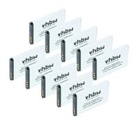 vhbw 10x batería Compatible con Cat B30 móvil, Smartphone (650 mAh, 3,7 V, Li-Ion)