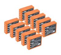 vhbw 10x batería Compatible con HBC Radiomatic Vector Pro Mando a Distancia Industrial (2000 mAh, 3,6 V, NiMH)