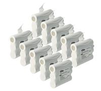 vhbw 10x batería Compatible con Midland XT74, XT70 Radio (1000 mAh, 3,6 V, NiMH)