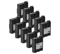 vhbw 10x batería reemplaza Alan/Midland BATT5R, PB-ATL/G7 para Radio (700 mAh, 6 V, NiMH)
