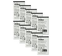 vhbw 10x batería reemplaza Toshiba 10000060 para móvil, Smartphone (1200 mAh, 3,7 V, Li-Ion)