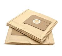 vhbw 10x Bolsa aspiradora compatible con AEG/Electrolux Vampyr Öko Terra aspiradora - papel, 22, 25 cm x 20,5 cm, color arena