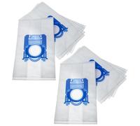 vhbw 10x Bolsa aspiradora compatible con Electrolux Classic Silence ZCS2000, ZCS2100 aspiradora - vellón micro, 28,8 cm x 17,1 cm, blanco