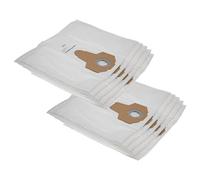 vhbw 10x Bolsa aspiradora compatible con Hoover SX 2045 Wet & Dry, SX 2550 Wet & Dry, SX 3066 Wet & Dry aspiradora - vellón micro, 45 cm x 30 cm