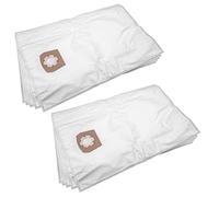 vhbw 10x Bolsa aspiradora compatible con Kärcher NT 27/1 Me Advanced Professional aspiradora - vellón micro, capacidad de 30 l, 33 cm x 27 cm, blanco