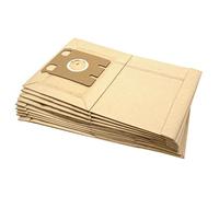 vhbw 10x Bolsa aspiradora compatible con Miele S217, S218, S219, S220, S221, S222, S223, S224, S225, S226 - papel, Typ E, 31 cm x 19,5 cm, color arena