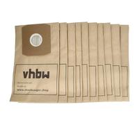 vhbw 10x bolsa compatible con Daewoo RC-3204, RC-320, RC-3006 S, RC-3006 B, RC-300 S/YL aspiradora - 27,5 cm x 16,5 cm arena
