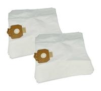 vhbw 10x bolsa compatible con Diversey Taski Aero 8 Plus, Aero 8, Aero 15 Plus aspiradora - vellón micro, 43 cm x 41 cm blanco