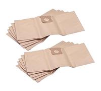 vhbw 10x bolsa compatible con Einhell TC-VC 1812 S, TC-VC 1815 S aspiradora - papel, 24 cm x 19 cm marrón