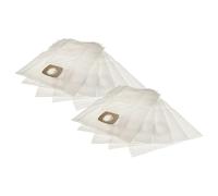 vhbw 10x bolsa compatible con Flex VC 25 L MC, VC 21 L MC, VC 35 L AC, S34, VC 26 L MC, S36, S47 aspiradora - 44 cm x 33 cm blanco