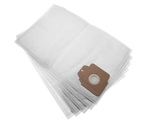 vhbw 10x bolsa compatible con Kärcher CV 38/1, CV 38/1 Professional aspiradora - vellón micro, 40,45 cm x 25,6 cm blanco