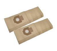 vhbw 10x bolsa compatible con Kärcher NT 48/1 | 82/1, 70/3, NT 72/2, 65/2 aspiradora - 38 cm x 22 cm marrón