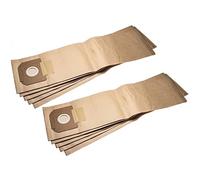 vhbw 10x bolsa compatible con Kärcher NT 611 Eco, NT 611 Eco M, NT 611 Eco M A, NT 611 Eco TE aspiradora - papel, 75,5 cm x 20 cm, marrón