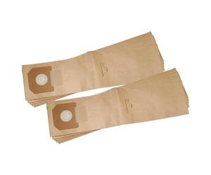 vhbw 10x bolsa compatible con Kärcher NT 611 Eco TEA aspiradora | papel, 75,5 cm x 20 cm, marrón